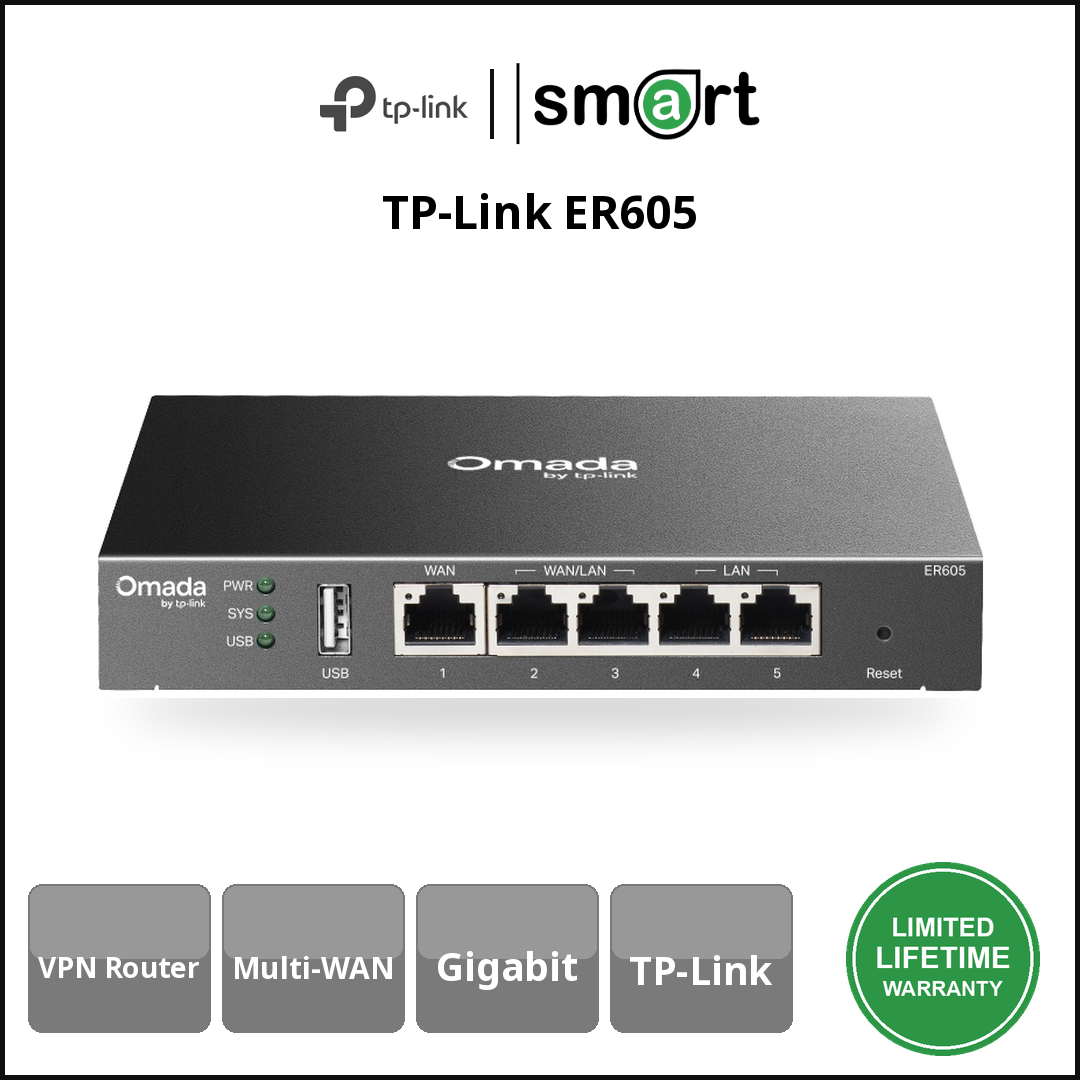 TP-Link ER605 - Gigabit Multi-WAN VPN Router