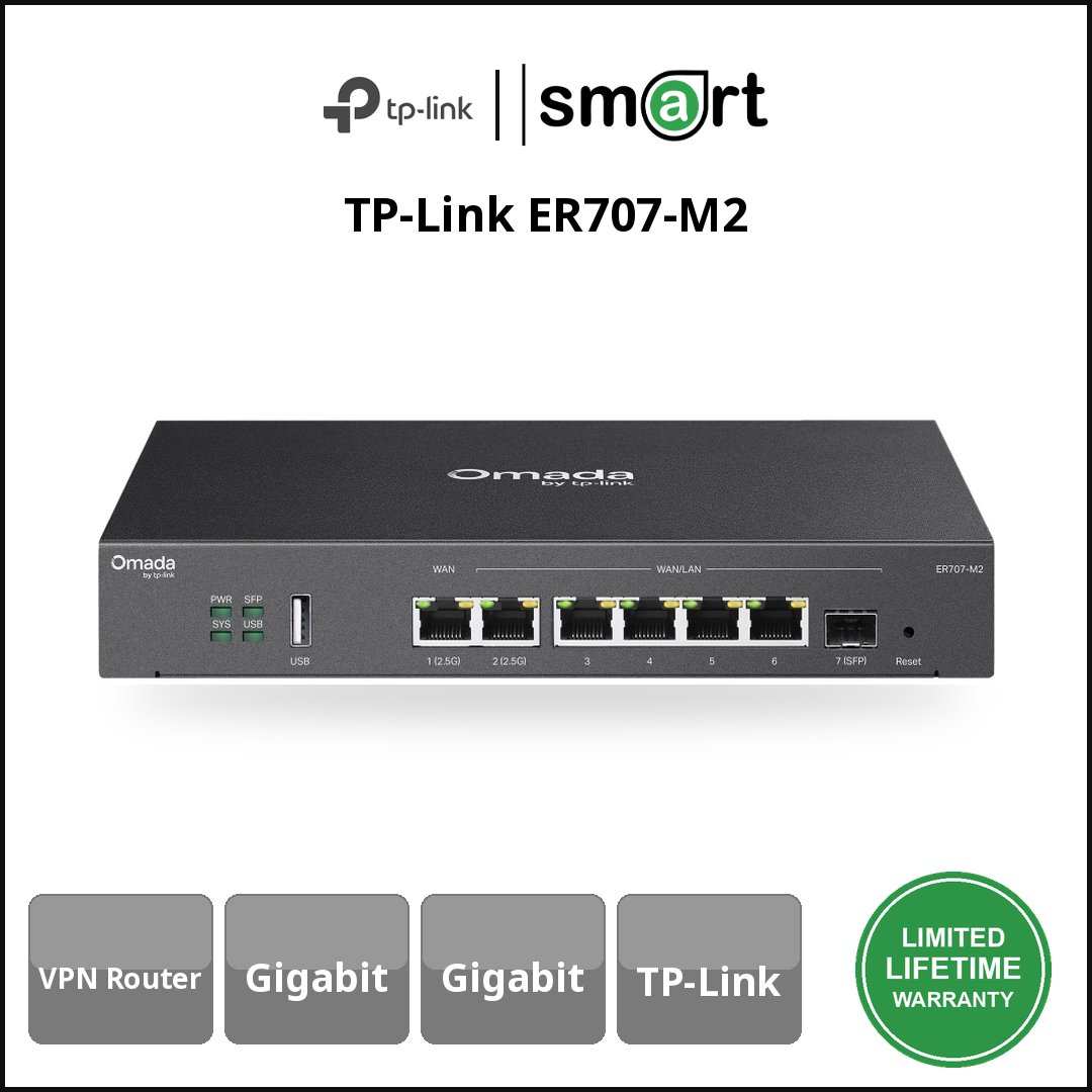 TP-Link ER707-M2 - Multi-Gigabit VPN Router