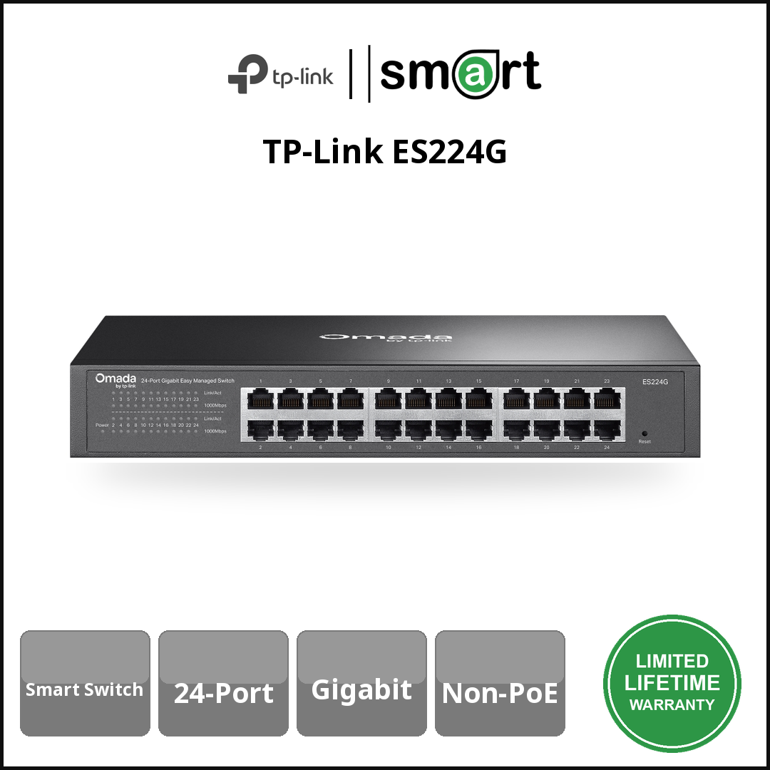 TP-Link ES224G - ES224G Switch 24Port Gb EasyManaged