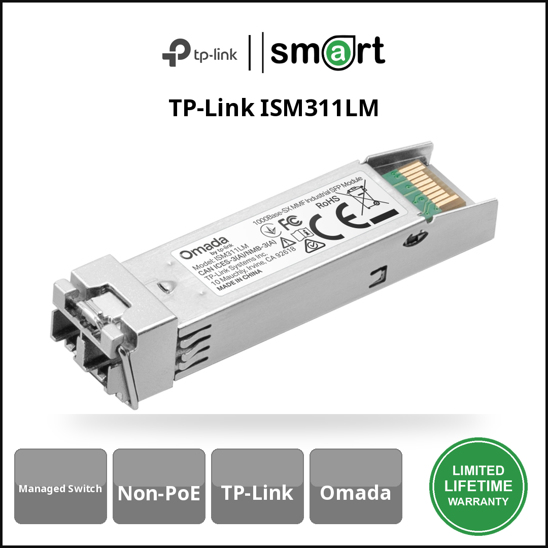 TP-Link ISM311LM - 1000Base-SX MMF Industrial SFP Module