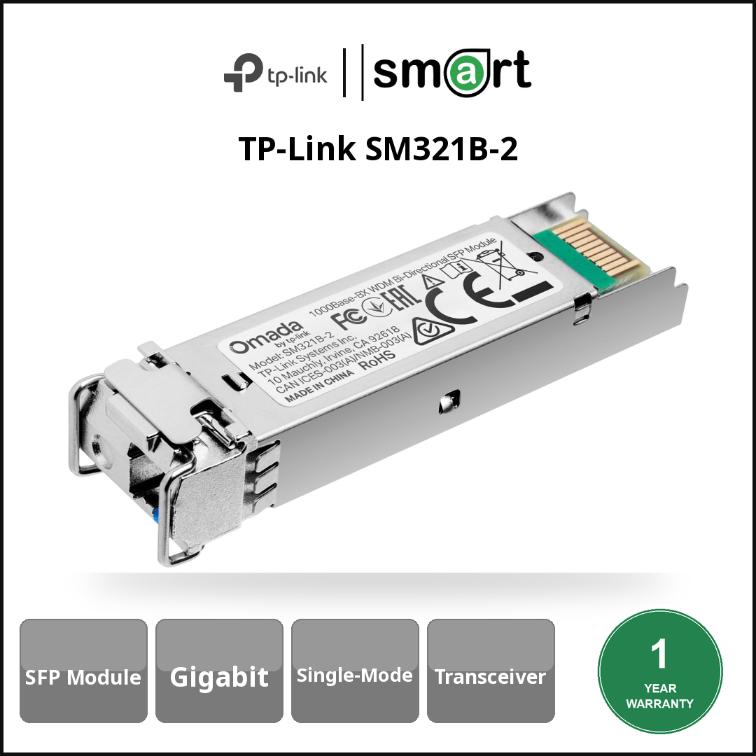 TP-Link SM321B-2 - Gb Single-Mode WDM Bi-Direct SFP Module