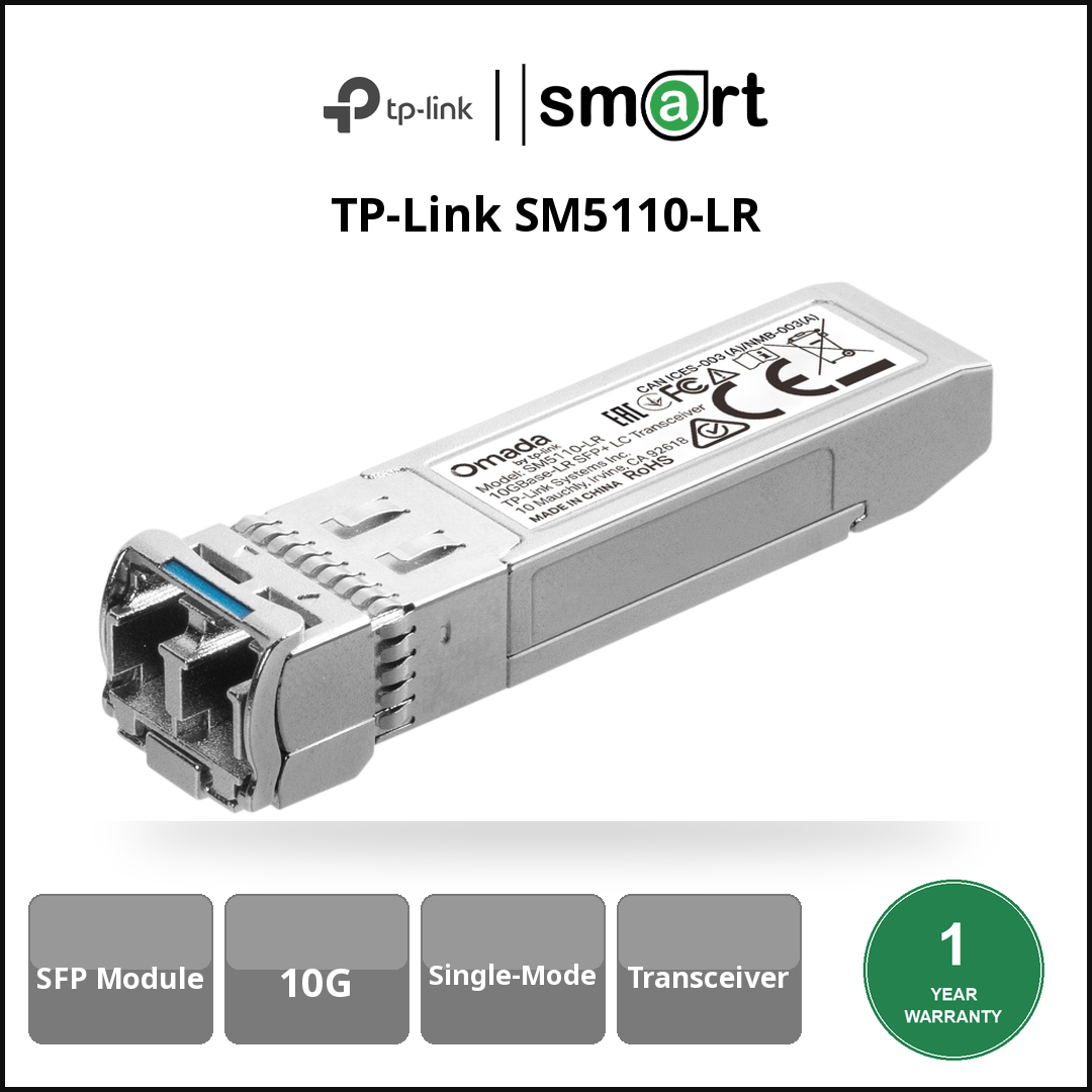 TP-Link SM5110-LR - 10Gbase-LR SFP+ LC Transceiver