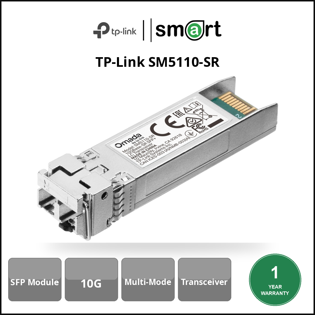 TP-Link SM5110-SR - 10Gbase-SR SFP+ LC Transceiver