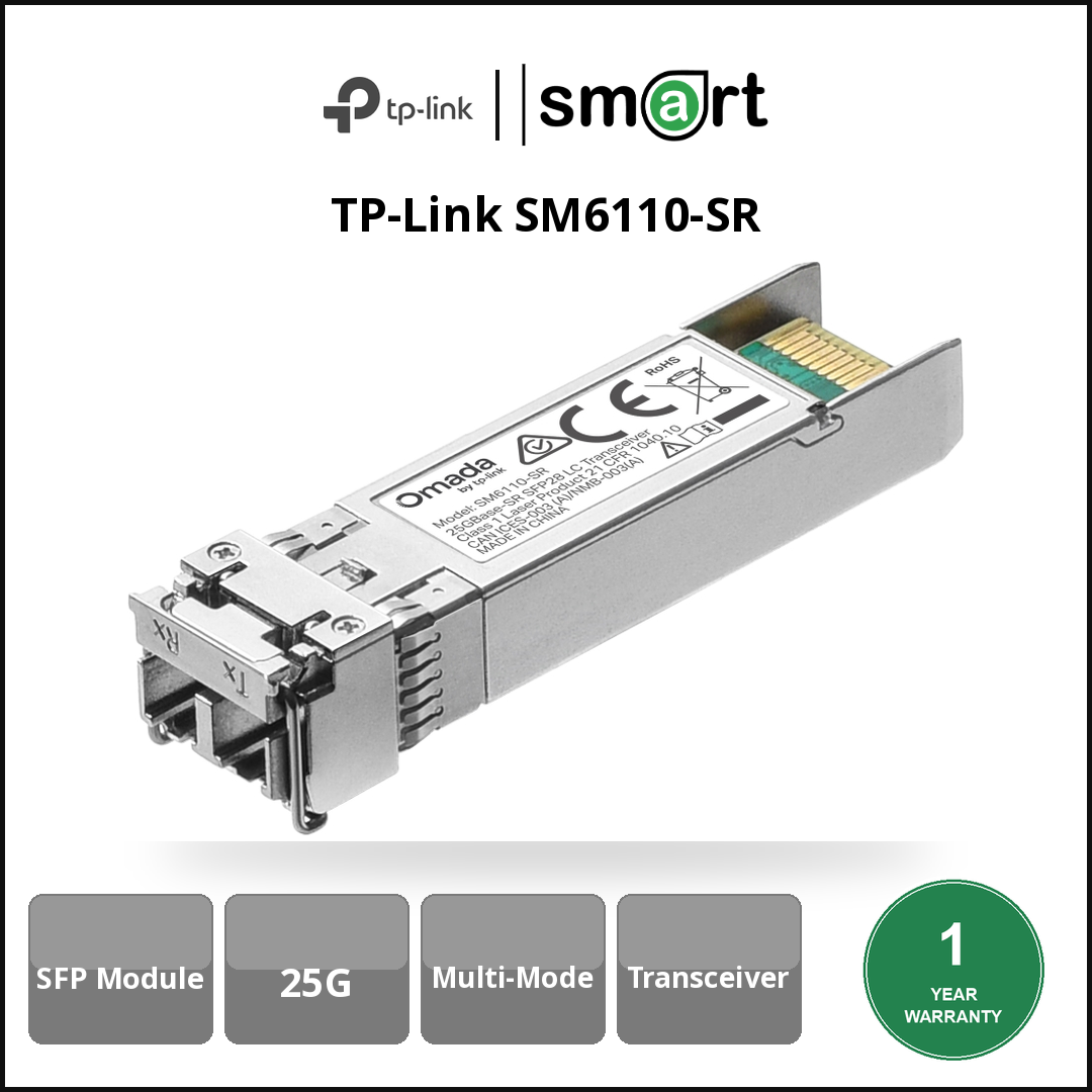 TP-Link SM6110-SR - SM6110-SR Transceiver 25GBaseSR Single